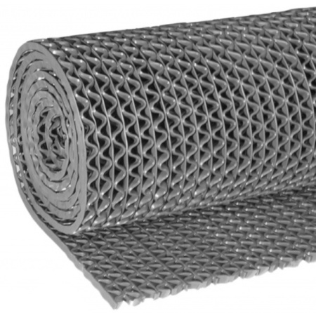 Противоскользящая дорожка ПВХ S-mat Zig Zag 0,9х15м*5 мм Серый 1шт/уп